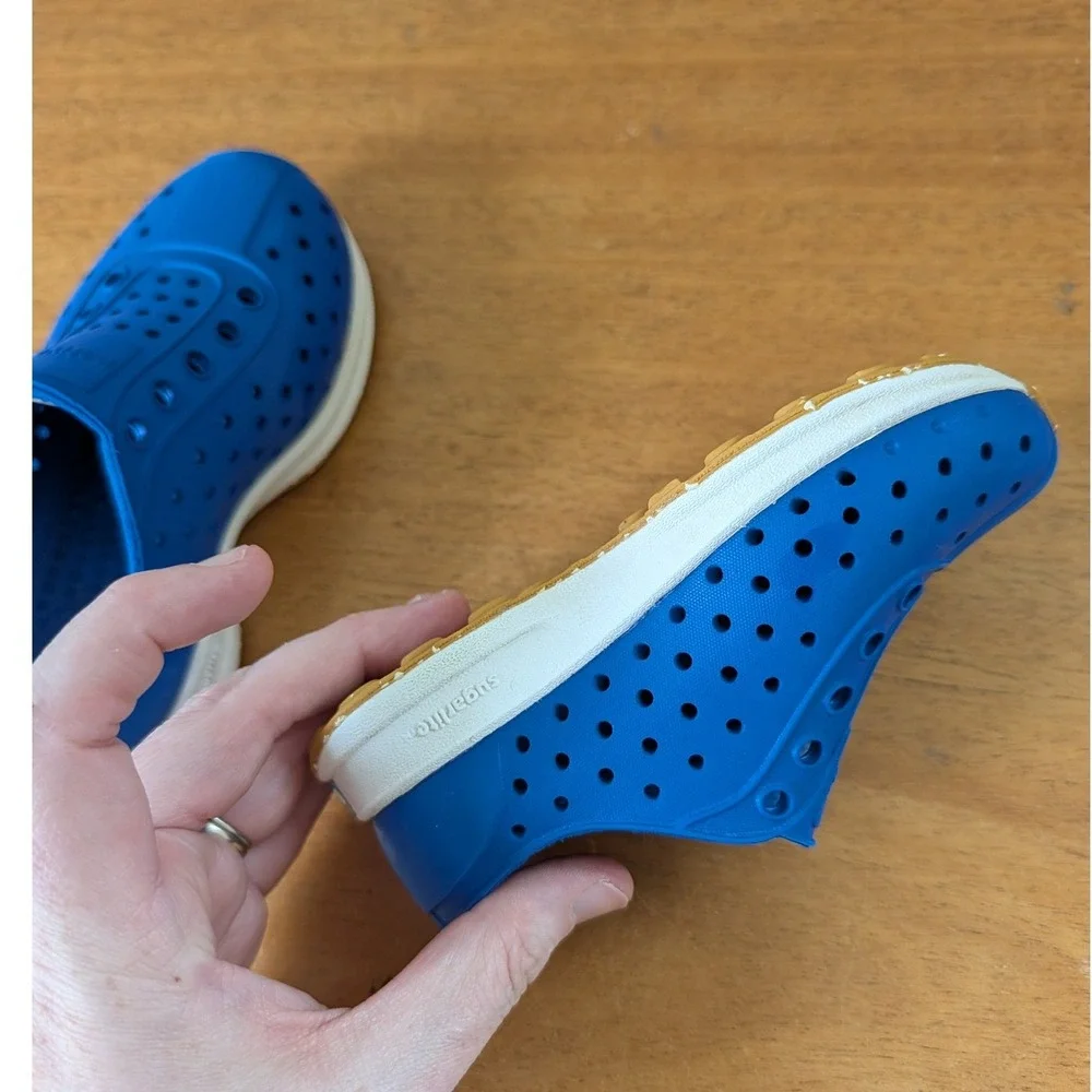 Native Robbie Sugarlite Sneakers Blue Size 7 Toddler